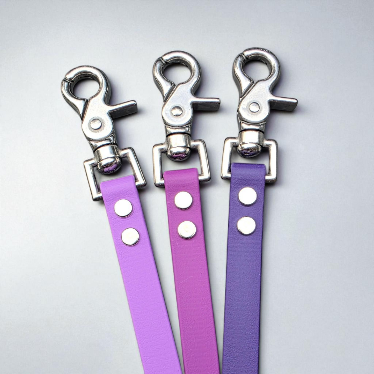 5/8" Wide BioThane® Leash for Medium-Sized Dogs with Stainless Steel Trigger Snap
