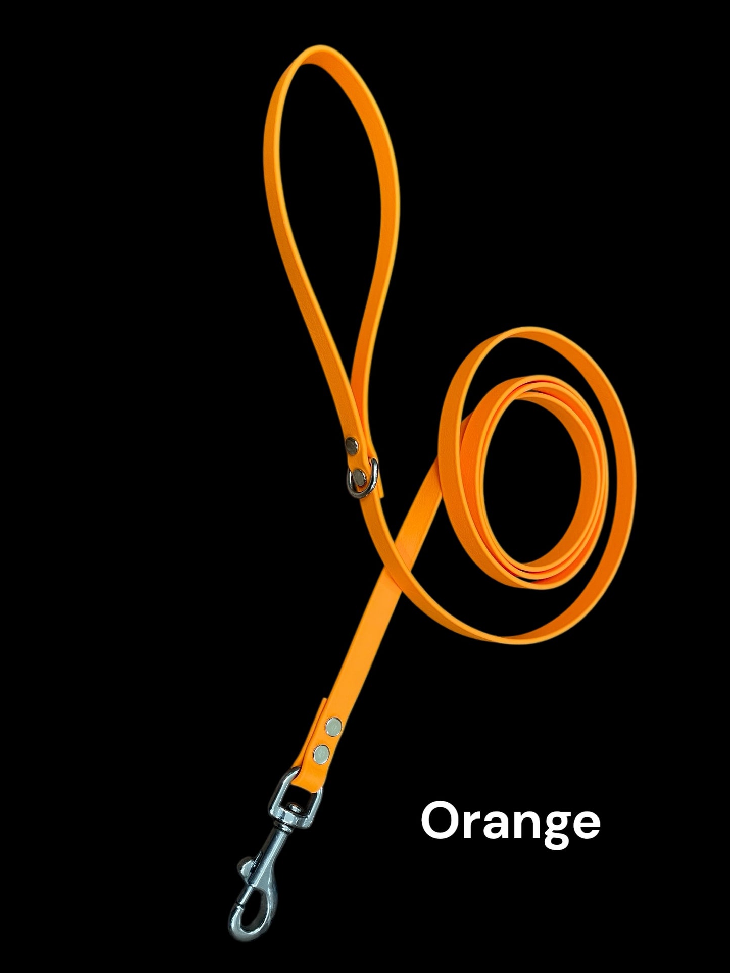 CLEARANCE** 1/2" Wide BioThane® Dog Leash with Stainless Steel Hardware