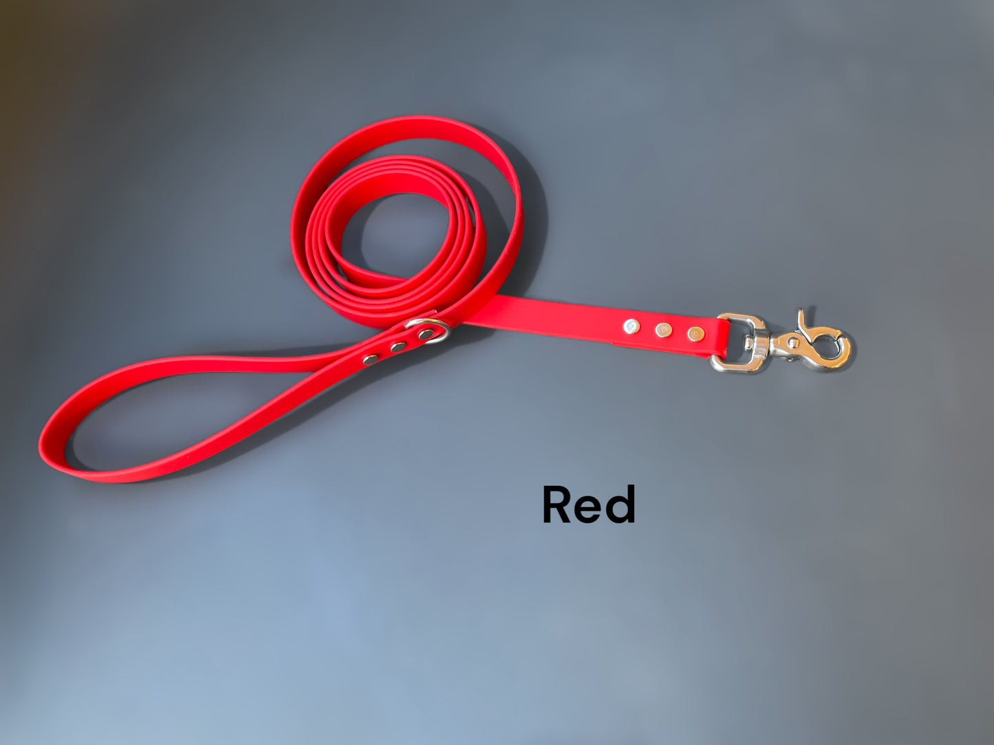 3/4" Wide BioThane® Leash for Large Dogs with Stainless Steel Trigger Snap