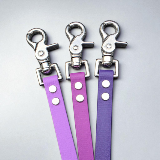 5/8" Wide BioThane® Leash for Medium-Sized Dogs with Stainless Steel Trigger Snap