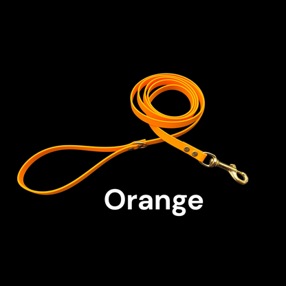 BEST PRICE** 1/2" Wide BioThane® Dog Leash with Solid Brass Hardware