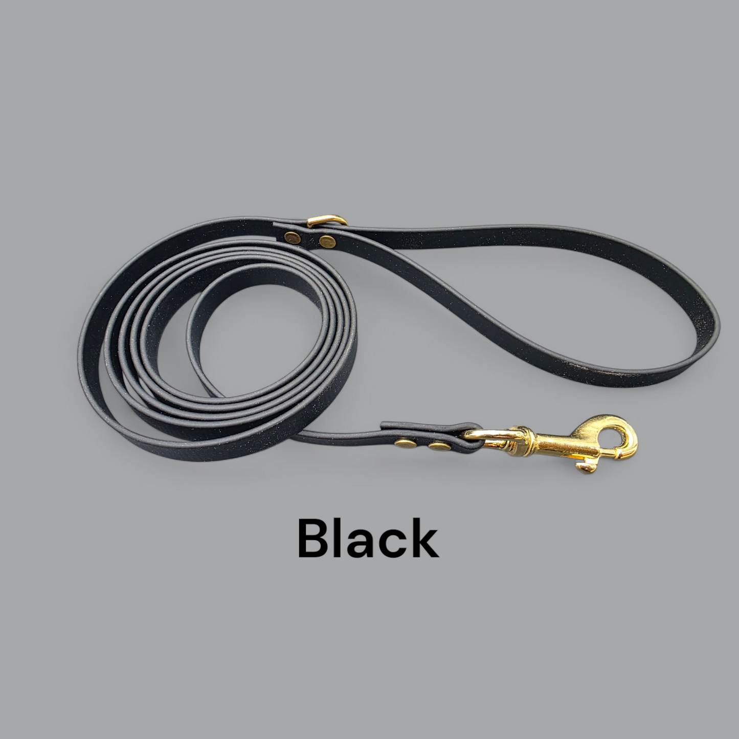 BEST PRICE** 1/2" Wide BioThane® Dog Leash with Solid Brass Hardware