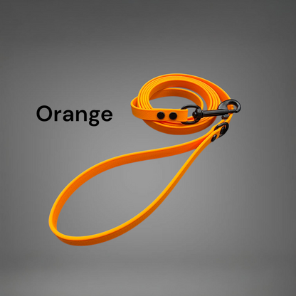 BEST PRICE** 1/2" Wide BioThane® Dog Leash with Black Hardware