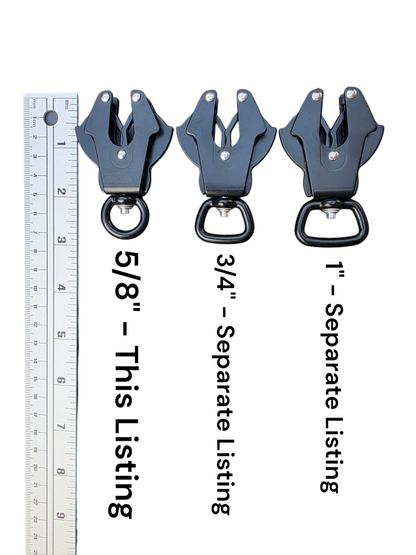 5/8" Wide BioThane® Leash with Black Aluminum Multifunctional Release Snap (Frog Clip) for Medium-Sized Dogs