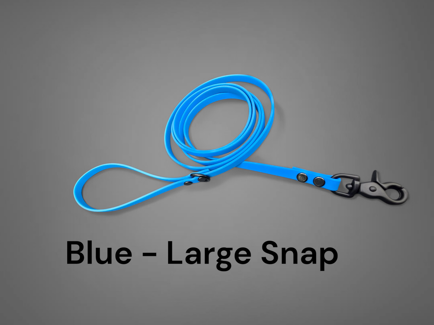 3/8" Wide BioThane® Leash with Black Trigger Snap for Toy-Sized Dogs