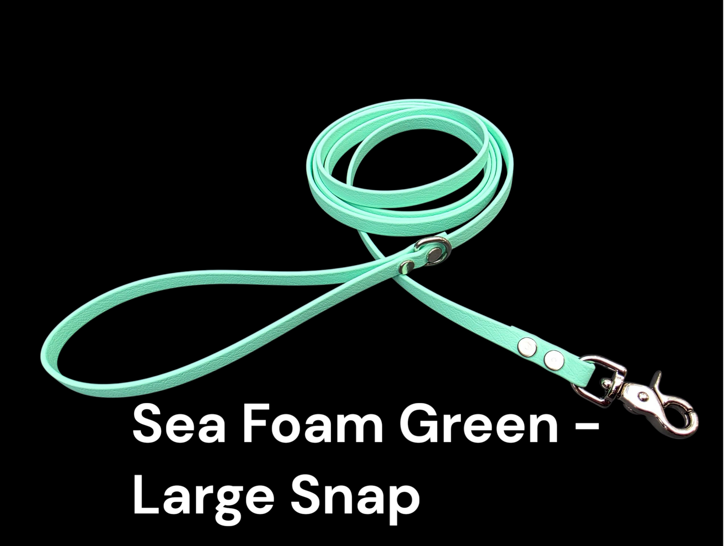 3/8" Wide BioThane® Leash with Silver Trigger Snap for Toy-Sized Dogs