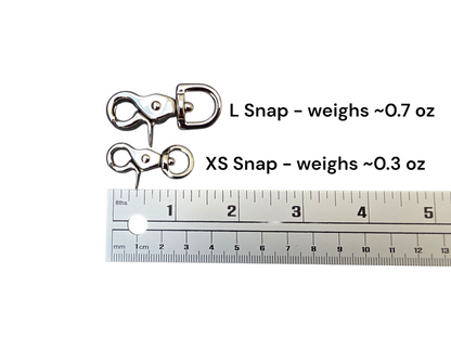 3/8" Wide BioThane® Leash with Silver Trigger Snap for Toy-Sized Dogs