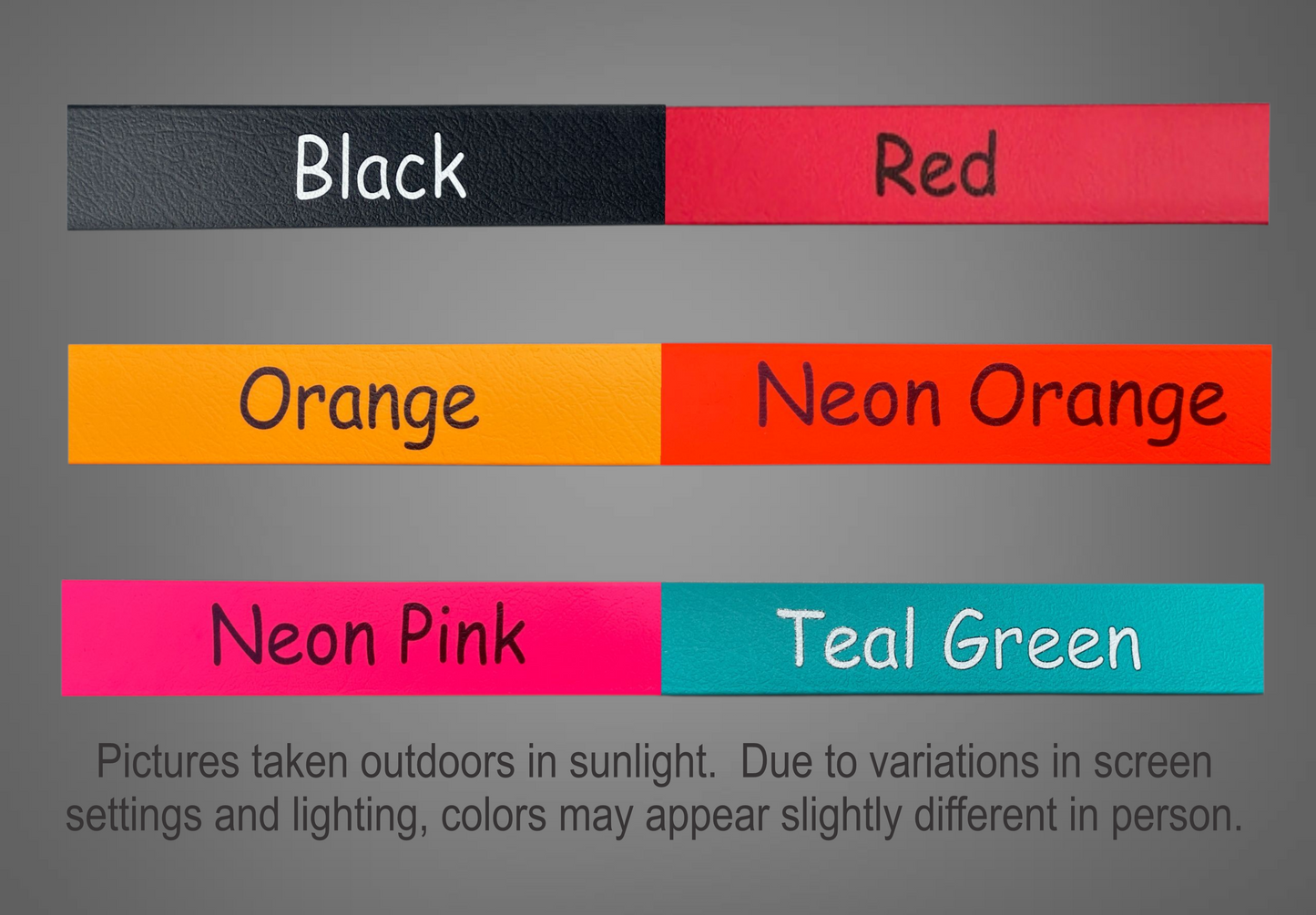 BEST PRICE** 1/2" Wide BioThane® Dog Leash with Black Hardware