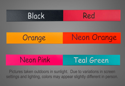 BEST PRICE** 1/2" Wide BioThane® Dog Leash with Black Hardware