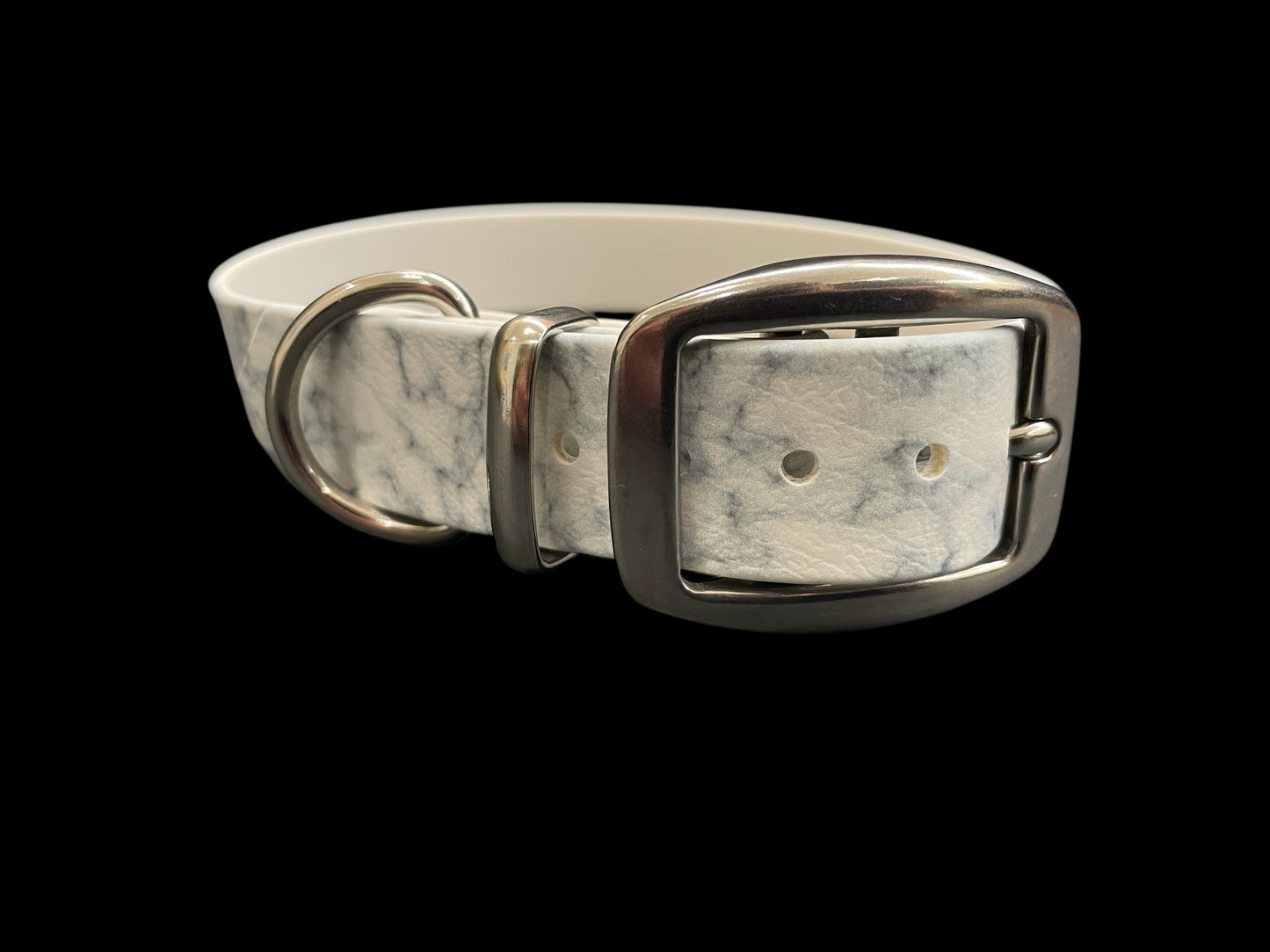 Patterned BioThane® Dog Collar with Stainless Steel Buckle