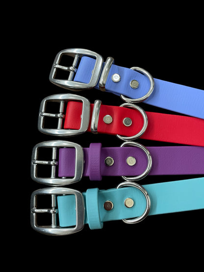 BioThane® Dog Collar with Stainless Steel Buckle