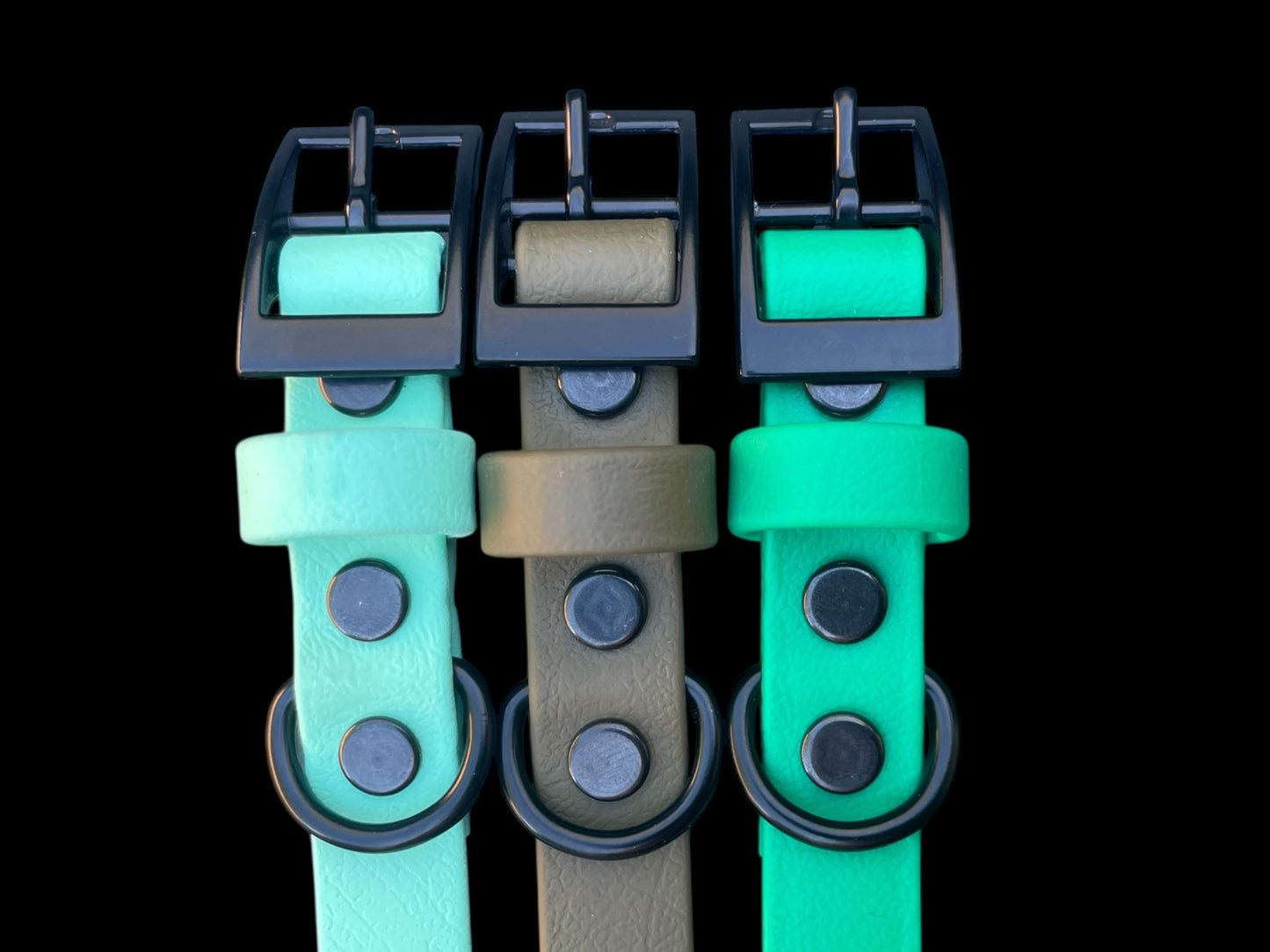 5/8" Wide BioThane® Dog Collar with Black Buckle