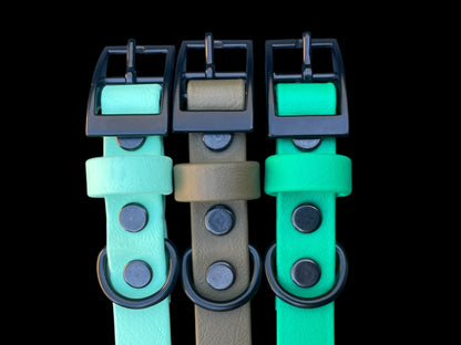 5/8" Wide BioThane® Dog Collar with Black Buckle