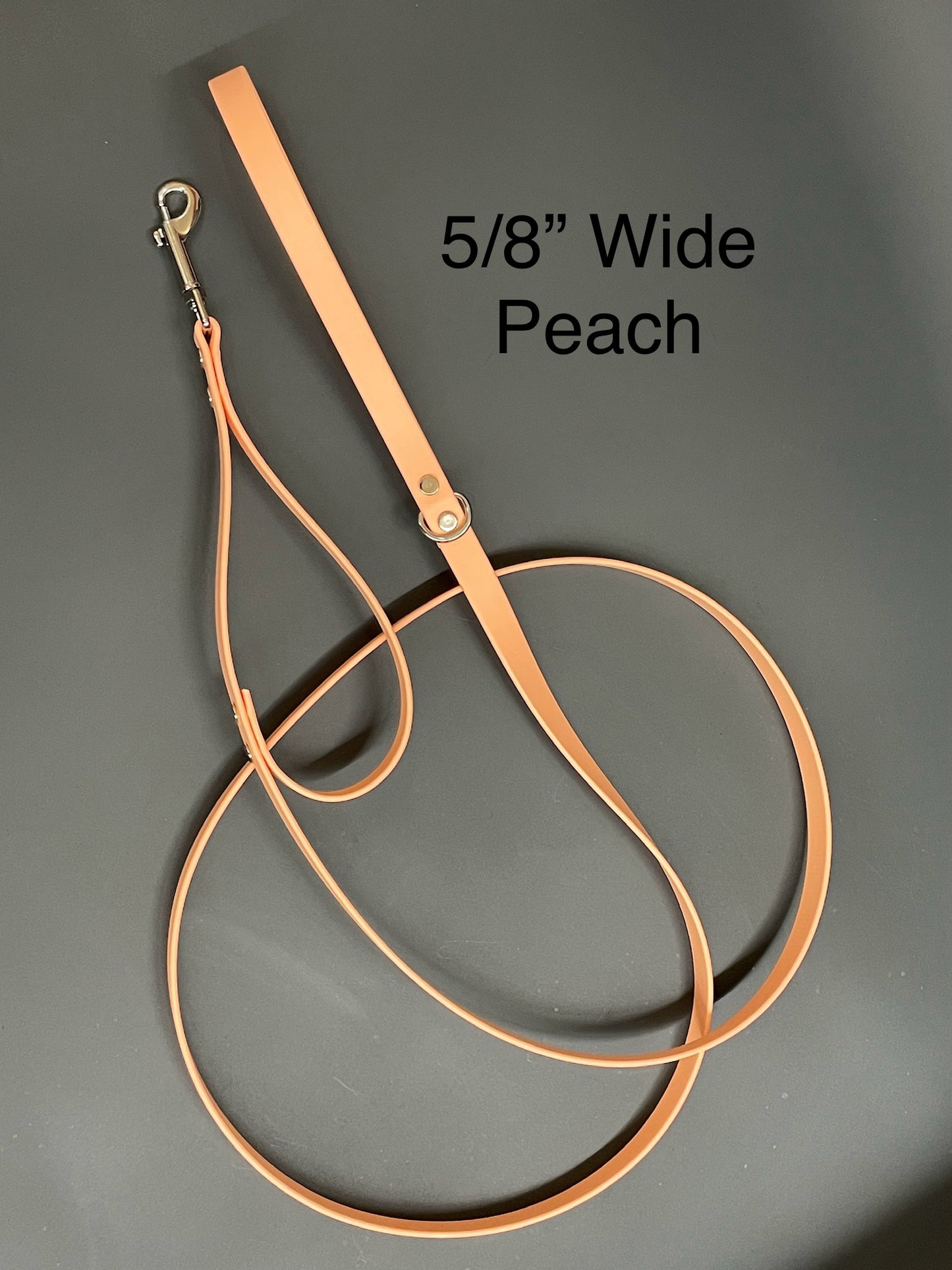 Handmade BioThane® Leash with Traffic Handle