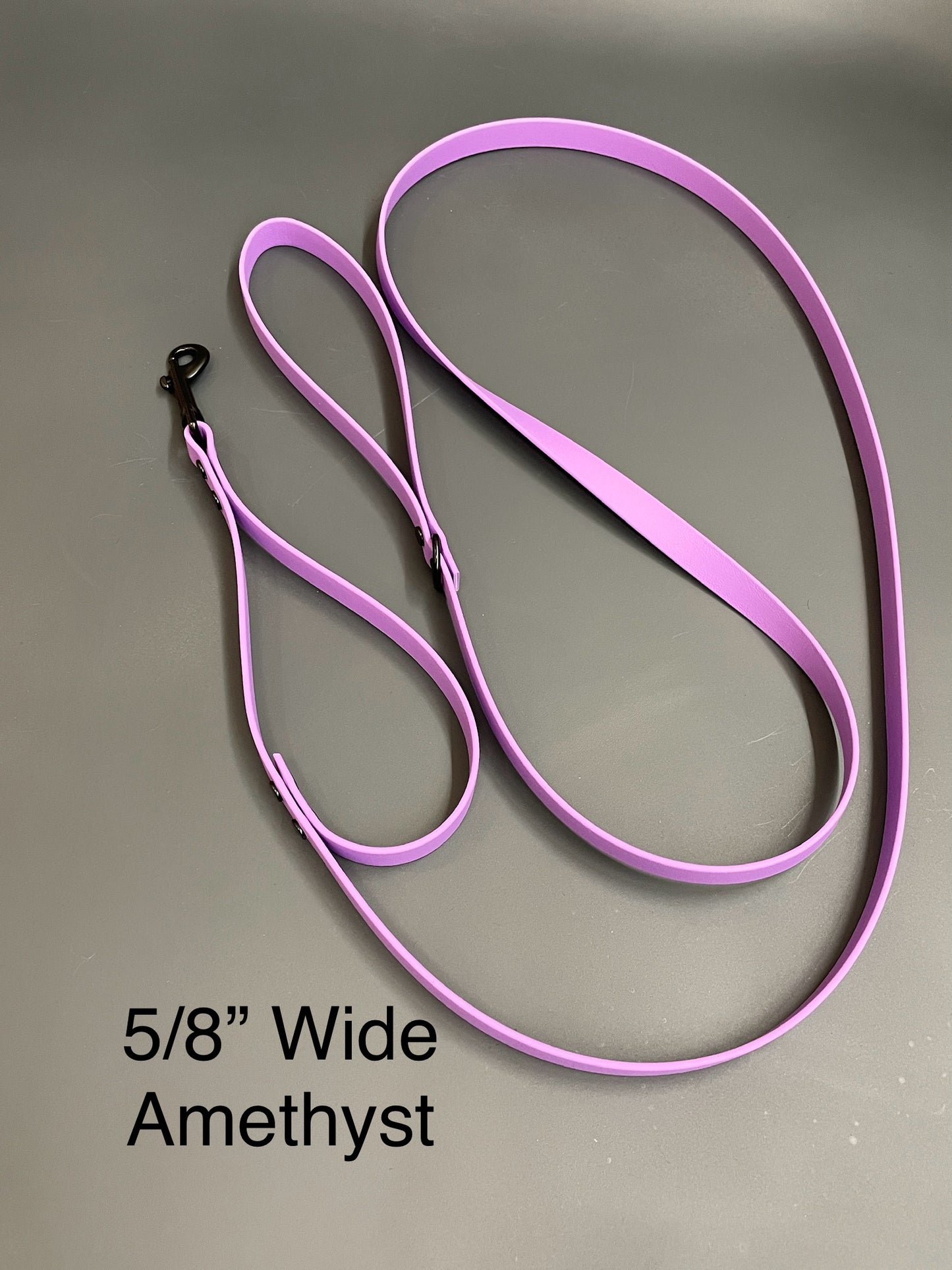 Handmade BioThane® Leash with Traffic Handle