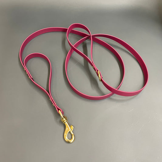 Handmade BioThane® Leash with Traffic Handle