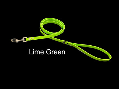 **CLEARANCE** 1/2" Wide Handmade BioThane® Dog Leash