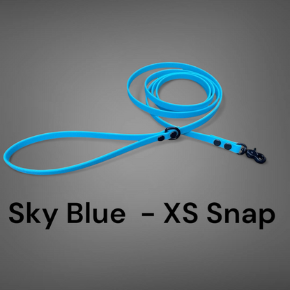 3/8" Wide BioThane® Leash with Black Trigger Snap for Toy-Sized Dogs