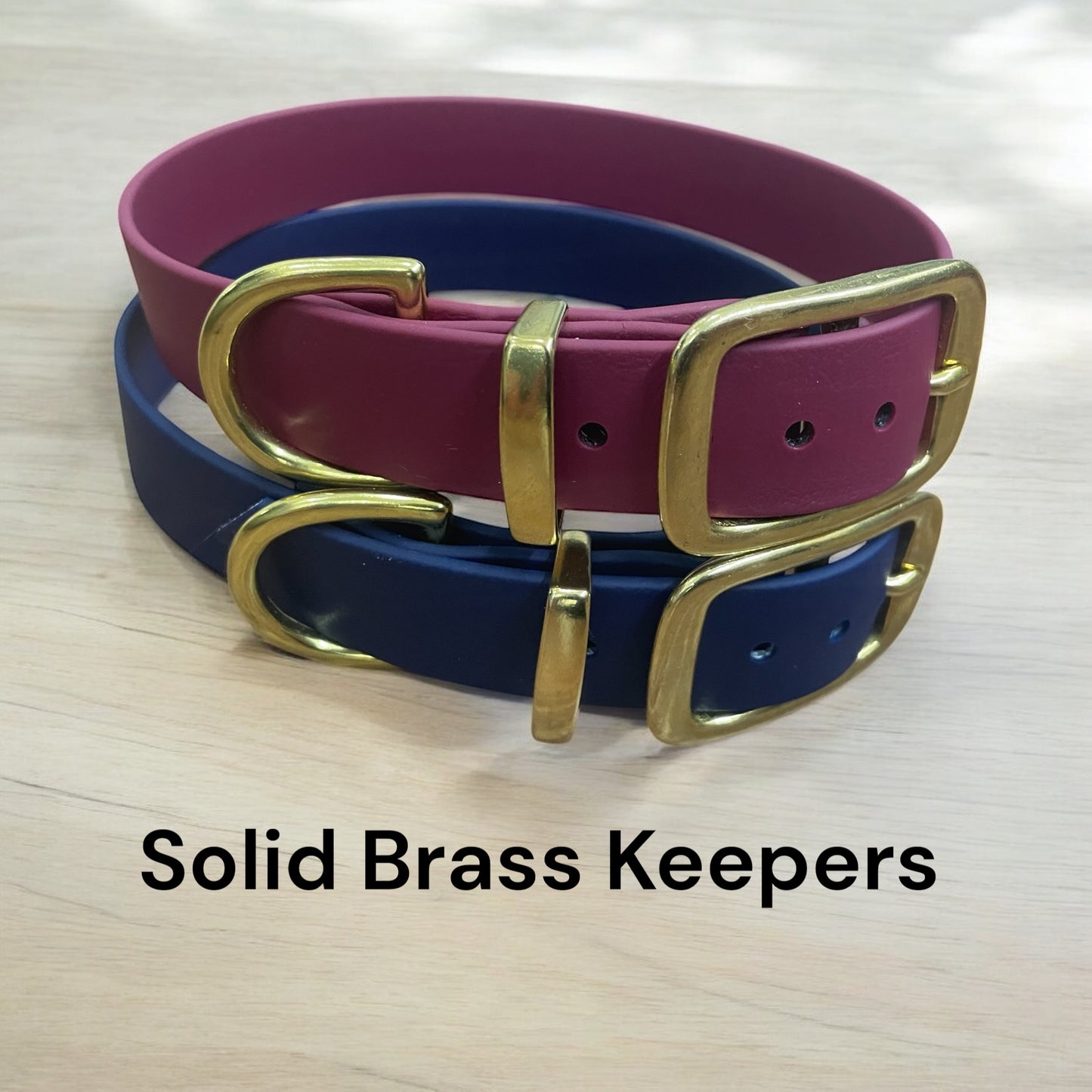 BioThane® Dog Collar with Solid Brass Buckle